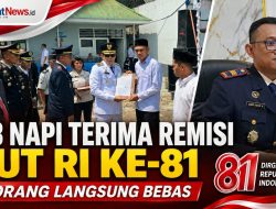 183 Narapidana Lapas Parigi Terima Remisi HUT ke-81 RI, Empat Langsung Bebas