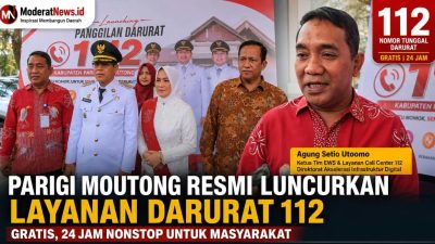 Parigi Moutong Resmi Luncurkan Layanan Darurat 112, Gratis dan Siaga 24 Jam