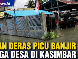 Hujan Deras Picu Banjir di Tiga Desa di Kasimbar, Puluhan KK Terdampak