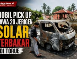 Heboh! Pick Up Bawa 20 Jerigen Solar Terbakar di Torue, Begini Kronologisnya