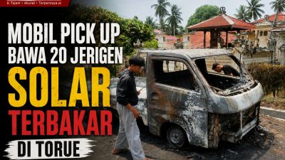 Heboh! Pick Up Bawa 20 Jerigen Solar Terbakar di Torue, Begini Kronologisnya