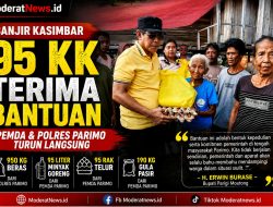 Banjir Kasimbar, Pemda Parimo Salurkan Bantuan untuk 95 KK Terdampak
