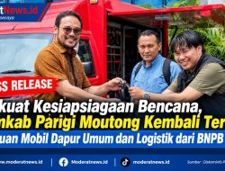 Pemkab Parimo Kembali Terima Bantuan BNPB, Kesiapsiagaan Bencana Diperkuat