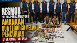 Tim Resmob Polres Parimo Amankan Dua Terduga Pelaku Pencurian, Satu Masih Diburu