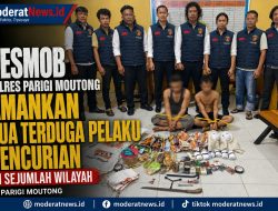 Tim Resmob Polres Parimo Amankan Dua Terduga Pelaku Pencurian, Satu Masih Diburu