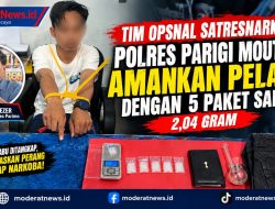 5 Paket Sabu 2,04 Gram Disita, Pria di Baliara Parimo Dibekuk Polisi