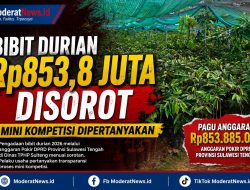 Bibit Durian Rp853 Juta Disorot, Mini Kompetisi Dinas TPHP Sulteng Dipertanyakan