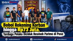 Bobol Rekening Korban hingga Rp73 Juta, Terduga Pelaku Diciduk Resmob Parimo di Poso