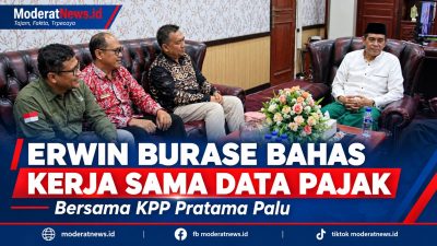 Bupati Erwin Burase Bahas Kerja Sama Data Pajak dengan KPP Pratama Palu