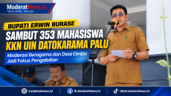 Bupati Erwin Burase Sambut 353 Mahasiswa KKN UIN Datokarama Palu